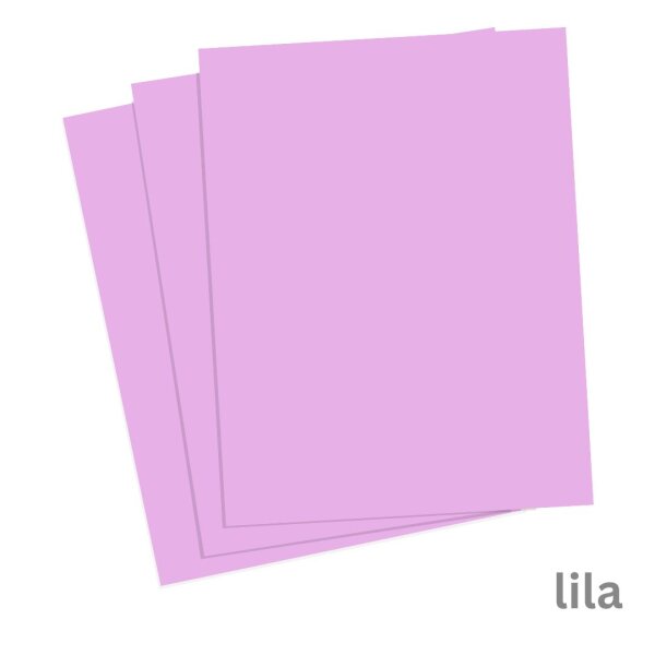 Tonkarton DIN A4 1 Blatt lila 220 g/qm
