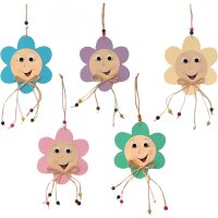 Bastelset Blumenhänger von Prell, 10 Stück