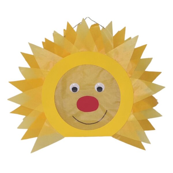 Laternen Bastelset Sonne von Prell, 4 Stück