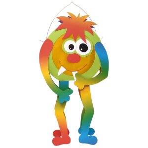 Laternen Bastelset Monster von Prell, 4 Stück