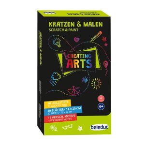 Scratch & Paint Kratzkarten, 30er Set