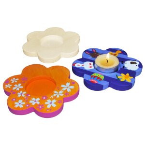 Teelichthalter Blume, 3er Set