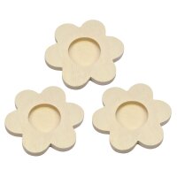 Teelichthalter Blume, 3er Set