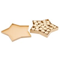Kartonboxen Sterne, 25er Set.