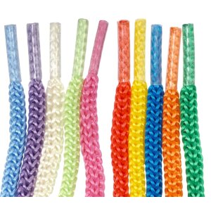 F&auml;delschn&uuml;re Regenbogen, 20 St&uuml;ck &aacute; 100 cm