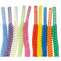 Fädelschnüre Regenbogen, 20 Stück á 100 cm