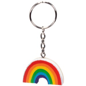 Schlüsselanhänger Regenbogen, 1 Stück