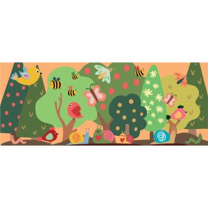 Laternenzuschnitte Transparentpapier Wunderwald, 15...
