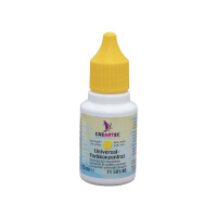 Universal Farbkonzentrat für Gießpulver, 25 ml sonnengelb