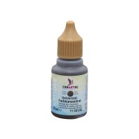 Universal Farbkonzentrat für Gießpulver, 25 ml braun
