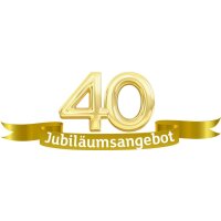 Jubiläumsangebot: 100 Rollen Krepppapier / Feinkrepp in 10 Farben