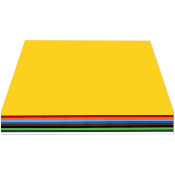 Jubiläumsangebot: Tonkarton 50 x 70 cm, 300 Bogen in 10 Farben