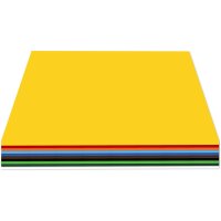 Jubiläumsangebot: Tonkarton 50 x 70 cm, 300 Bogen in 10 Farben