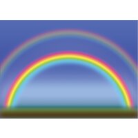 Transparentpapier Regenbogen DIN A4, 25 Blatt