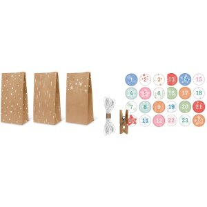 Bastelset Adventskalender Winter friends