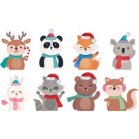 Bastelset Adventskalender Winter friends