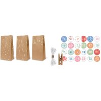 Bastelset Adventskalender Winter friends