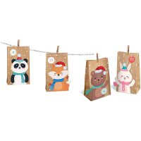 Bastelset Adventskalender Winter friends