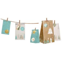 Bastelset Adventskalender Sweet home