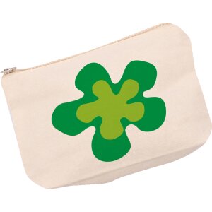 Ziptasche aus Baumwolle, 12 x 8 cm, 1 Stück