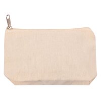 Ziptasche aus Baumwolle, 12 x 8 cm, 1 Stück