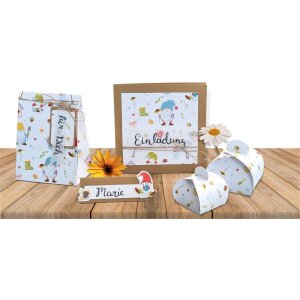 Motiv Fotokarton Gartenwichtel, 49,5 x 68 cm, 10 Bogen