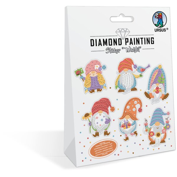 Bastelset Diamond Painting Stickers Wichtel