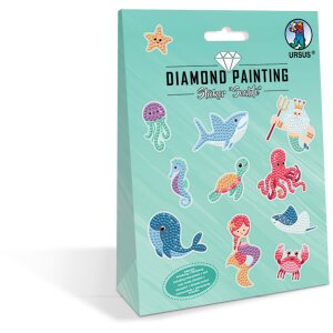 Bastelset Diamond Painting Sticker Sealife