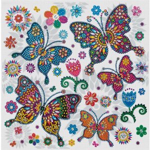 Bastelset Diamond Painting Diamanten Mandala 9,...
