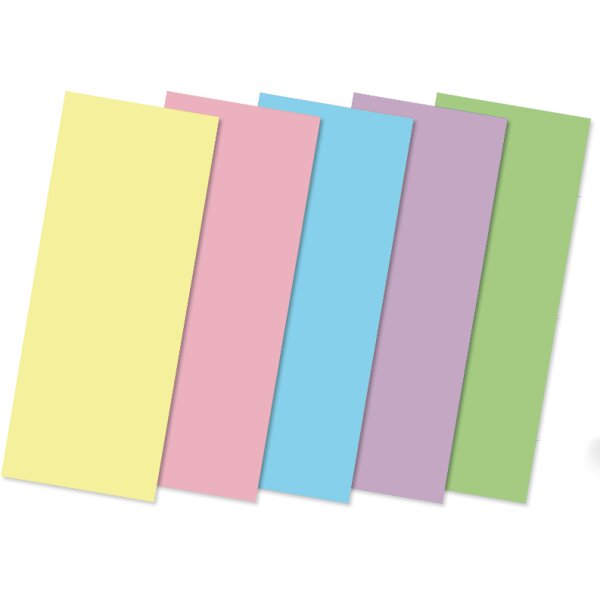 Laternenzuschnitte Transparentpapier Uni pastell, 50 x 20...