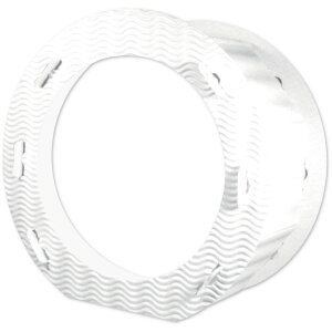 Laternenrohling rund 21 cm, aus 3D Wellpappe weiss