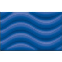 Laternenrohling rund 21 cm, aus 3D Wellpappe dunkelblau