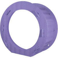 Laternenrohling rund 21 cm, aus 3D Wellpappe flieder
