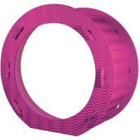 Laternenrohling rund 21 cm, aus 3D Wellpappe pink