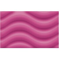 Laternenrohling rund 21 cm, aus 3D Wellpappe pink