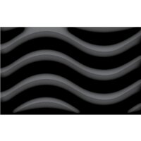 Laternenrohling rund 21 cm, aus 3D Wellpappe schwarz