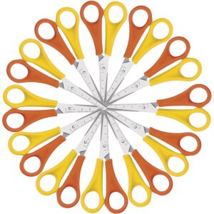 Westcott® Linkshänder Kinderschere runde Spitze, 12 Stück