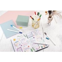 Fineliner 8er Set, verschieden farbig sortiert