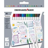 Fineliner 16er Set, verschieden farbig sortiert