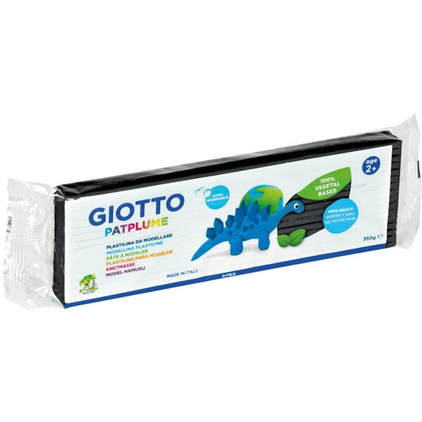 Giotto Patblume Knetmasse, 350 g Schwarz