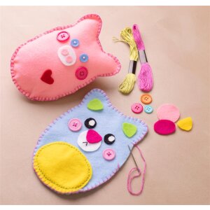 Kreativ Set N&auml;hen Teddyb&auml;ren