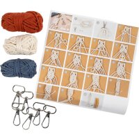 Mini Kreativset Makramee Schlüsselanhänger