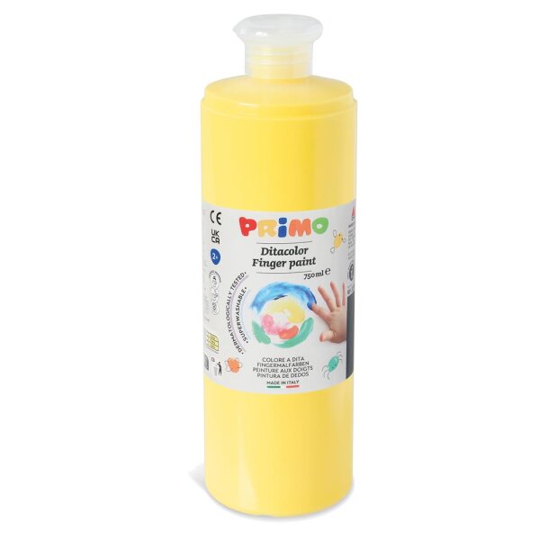 Fingermalfarbe Primo, 750 ml gelb