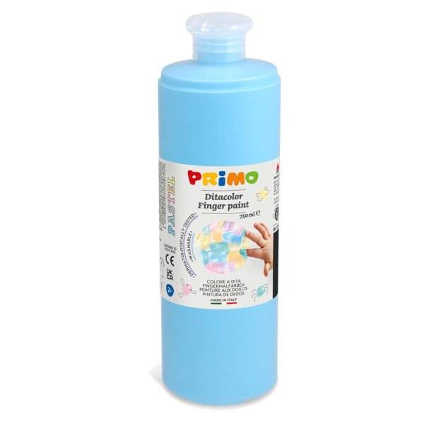 Fingermalfarbe Primo, 750 ml hellblau