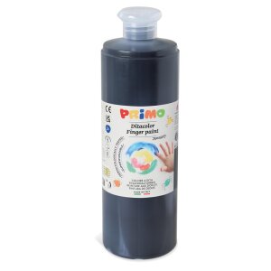 Fingermalfarbe Primo, 750 ml schwarz