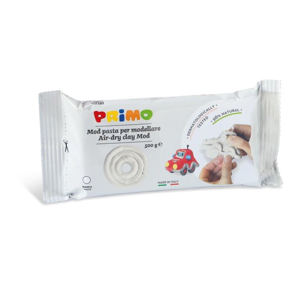Primo Modelliermasse lufttrocknend, 500 g weiß