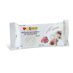 Primo Modelliermasse lufttrocknend, 500 g wei&szlig;