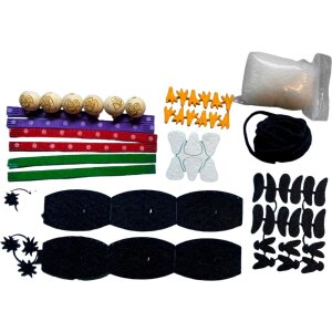 Bastelset Pinguine zum Fädeln 6er Set