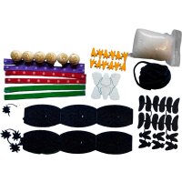 Bastelset Pinguine zum Fädeln 6er Set