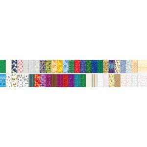 Transparentpapier XXL Set Weihnachten, 50 x 61 cm, 100 Bogen